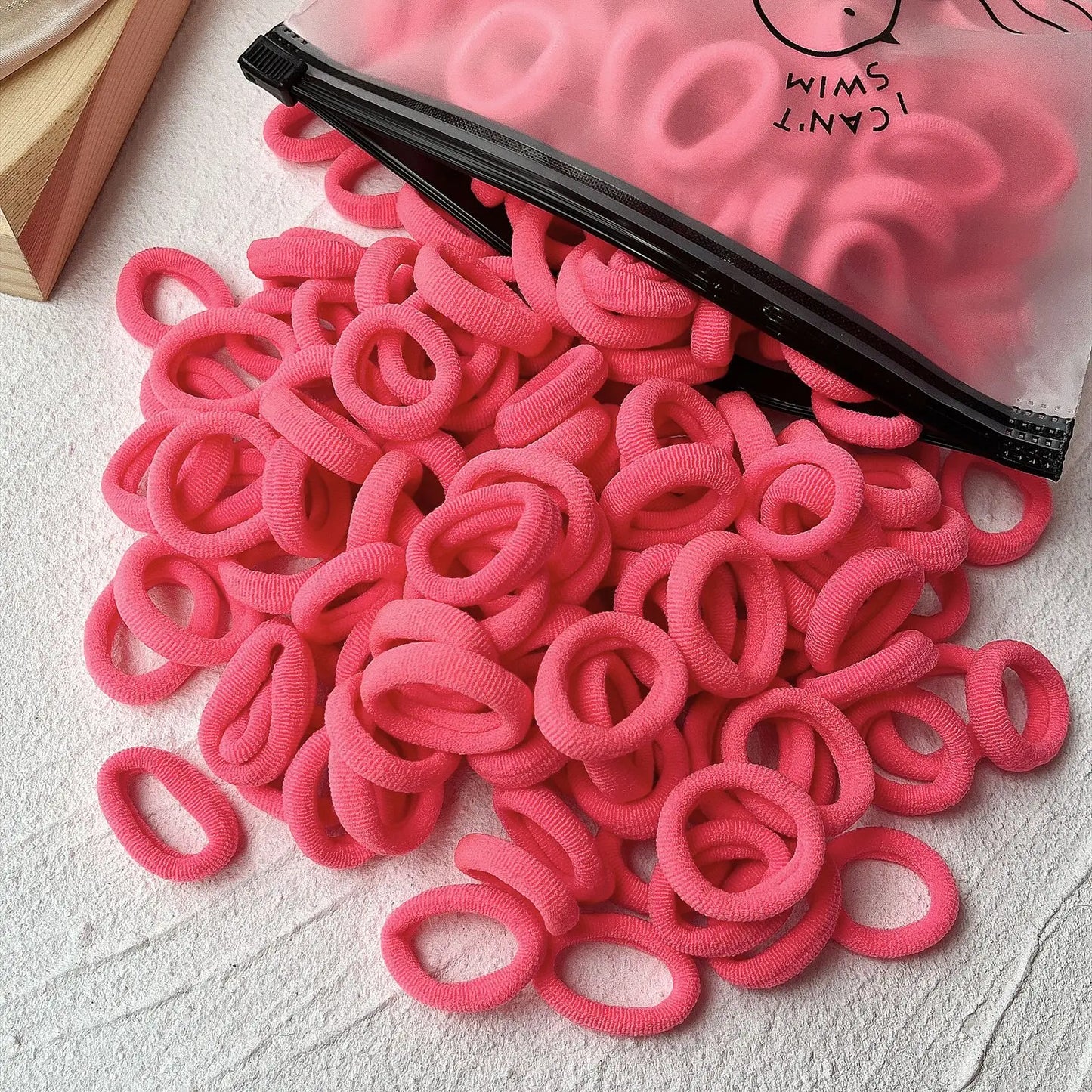 20/50 Stück Elastische Haargummis für Kinder | Bunte Süße Scrunchies & Haargummis für Mädchen & Babys | Weiche Haar-Accessoires
