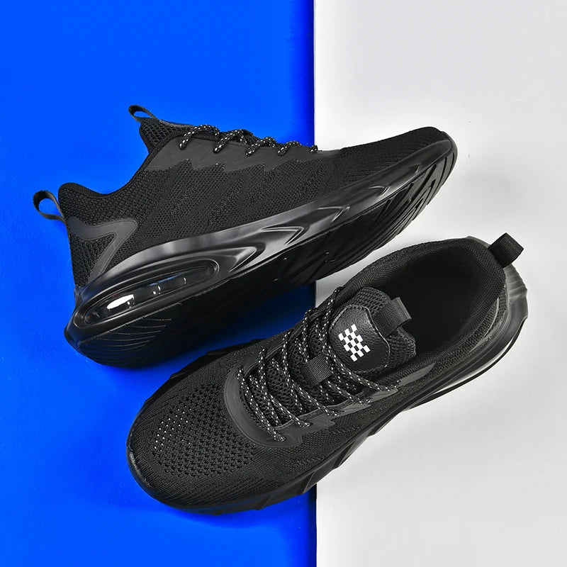 Herren Laufschuhe – Modische Trainingssneaker mit Dämpfung | Atmungsaktive Mesh Sportschuhe für Laufen, Gehen & Rennen Kaufschwan®