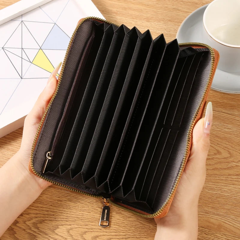 Unisex Langbörse – Große Kapazität Geldbörse für Damen & Herren | Multi-Kartenfächer, Handy & Münzfach Kaufschwan®