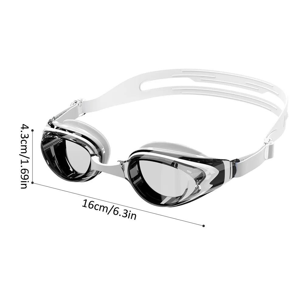 Professionelle Schwimmbrille | Anti-Beschlag & Wasserdicht | Auslaufsicher mit 100% UV-Schutz für Herren & Damen Kaufschwan®