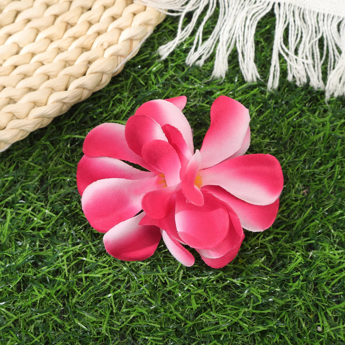 Orchideen-Blumen Haarklammer – Braut & Urlaubs Haaraccessoire