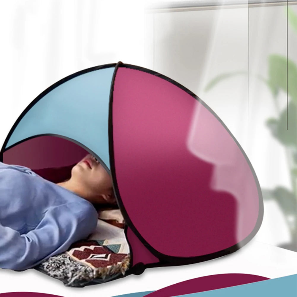 Tragbares Mini Sonnenschutz Zelt – Outdoor Kopfzelt Strand Sonnenschutz Wind- & Sandfest Pop-Up Sonnenblende Kaufschwan®