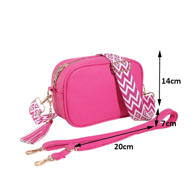 Minimalistische Schultertasche – Damen Umhängetasche mit Großer Kapazität | Einfarbige Kleine Quadratische Crossbody Tasche Kaufschwan®