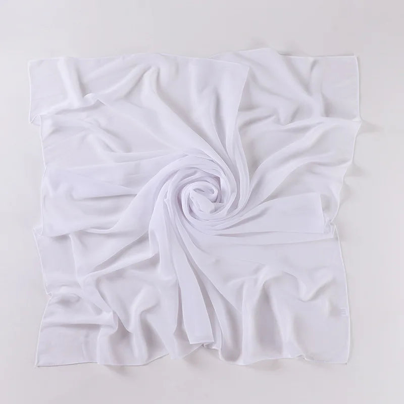 85×85CM Kopftuch – Damen Quadrat Hijab | Muslimisches Einfarbiges Kopftuch, Modischer Schal & Unterkopftuch Kaufschwan®