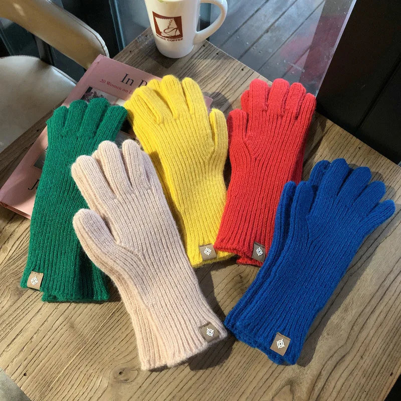 Damen Fashion Touchscreen Strickhandschuhe – Warme Flauschige Winterhandschuhe | Alltag, Arbeit & Outdoor Kaufschwan®