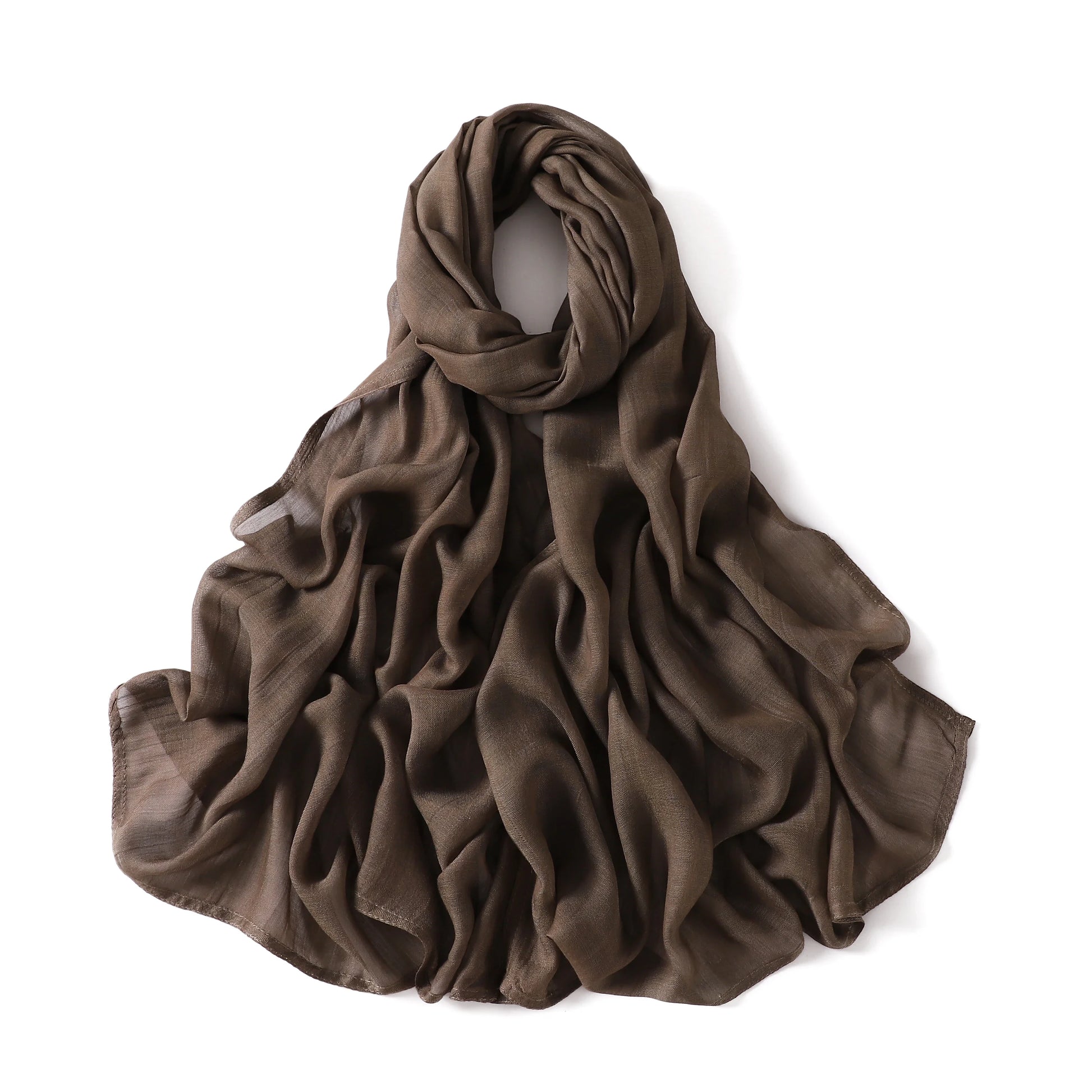 Damen Hijab Schal aus Baumwolle, Rayon & Modal – Großformat 190×85cm | Muslimisches Kopftuch, Eleganter Turban & Umschlagtuch Kaufschwan®