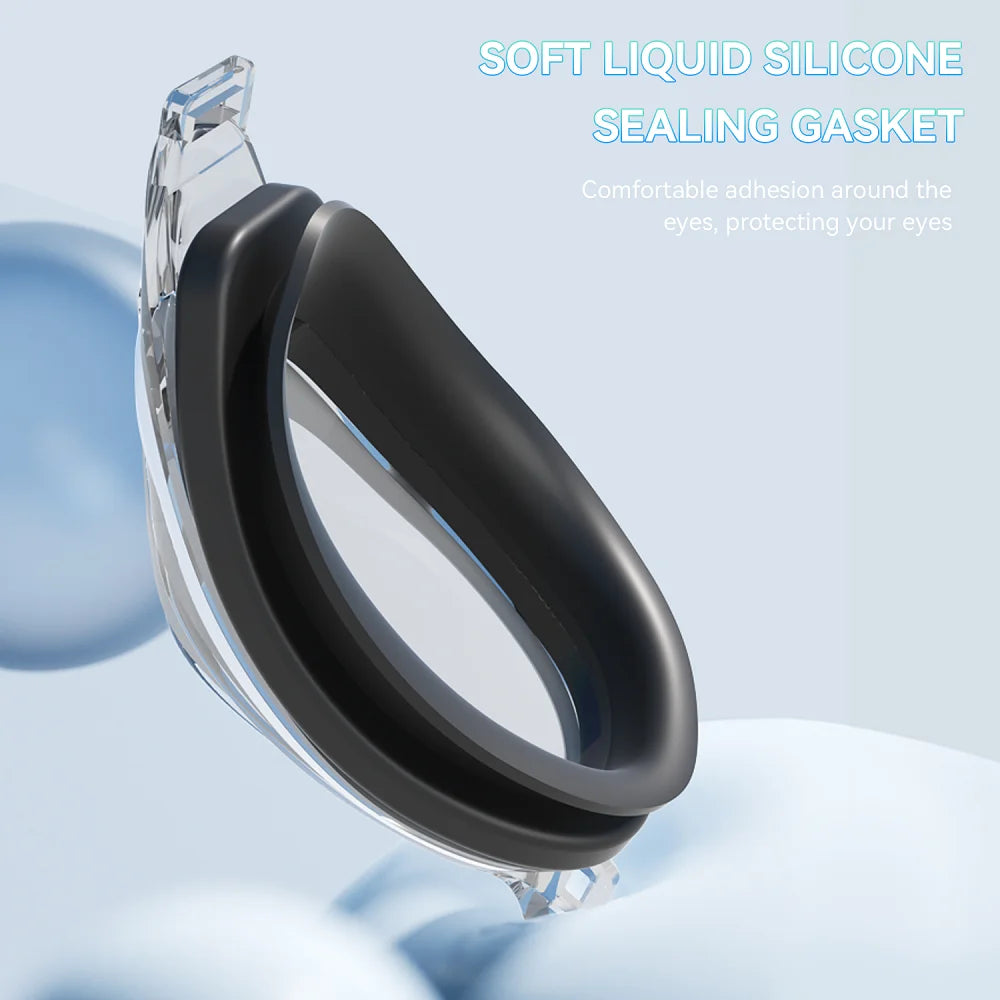 Professionelle Schwimmbrille | Anti-Beschlag & Wasserdicht | Auslaufsicher mit 100% UV-Schutz für Herren & Damen Kaufschwan®