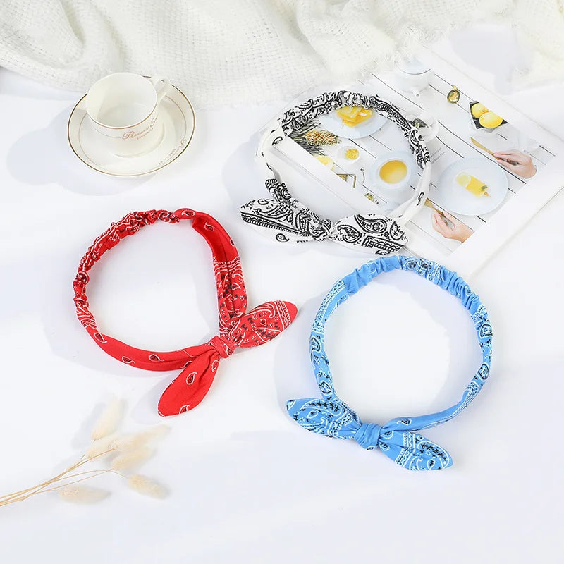 Bandana Haarreif mit Schleife – Geknotetes Turban-Haarreif für Damen & Mädchen Kaufschwan®