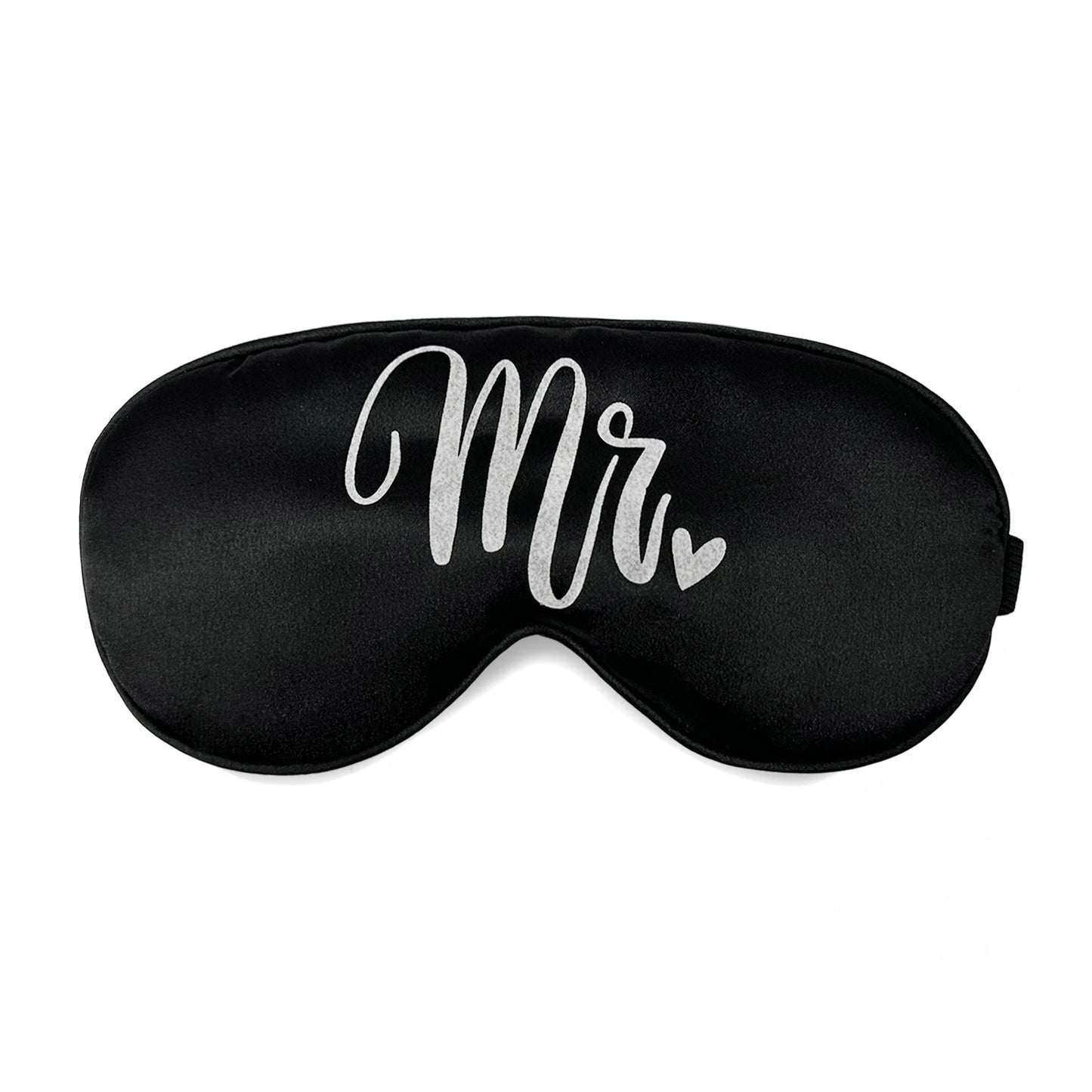 Mr & Mrs Seidige Schlafmasken-Set | Verstellbares Elastisches Band | Bequeme Augenabdeckungen für Paare, Hochzeit & Jubiläum Kaufschwan®
