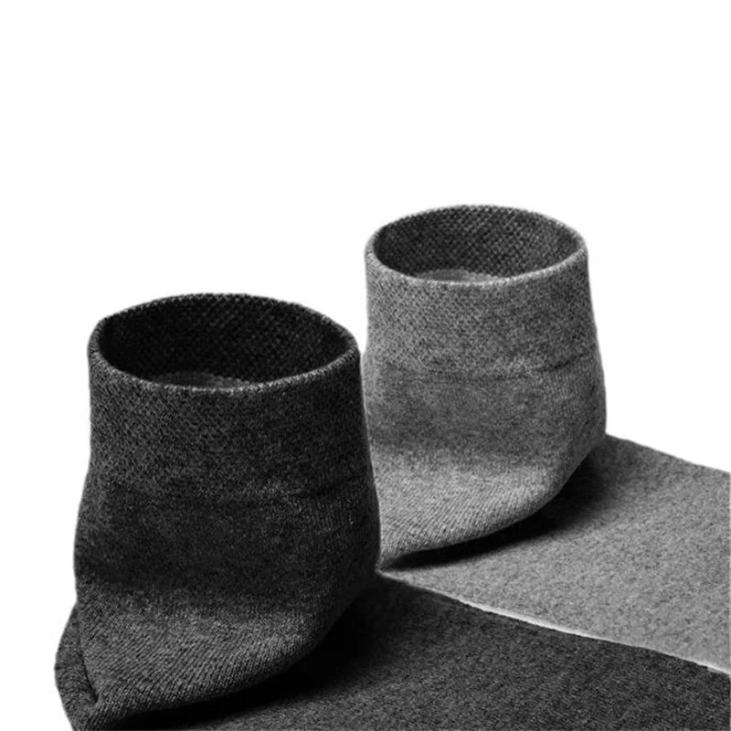 Herren Baumwoll-Mischung Schwarze Businesssocken | Weiche Atmungsaktive Socken für Sommer & Winter | Plus Size Verfügbar | 1/5/10 Paare Kaufschwan®