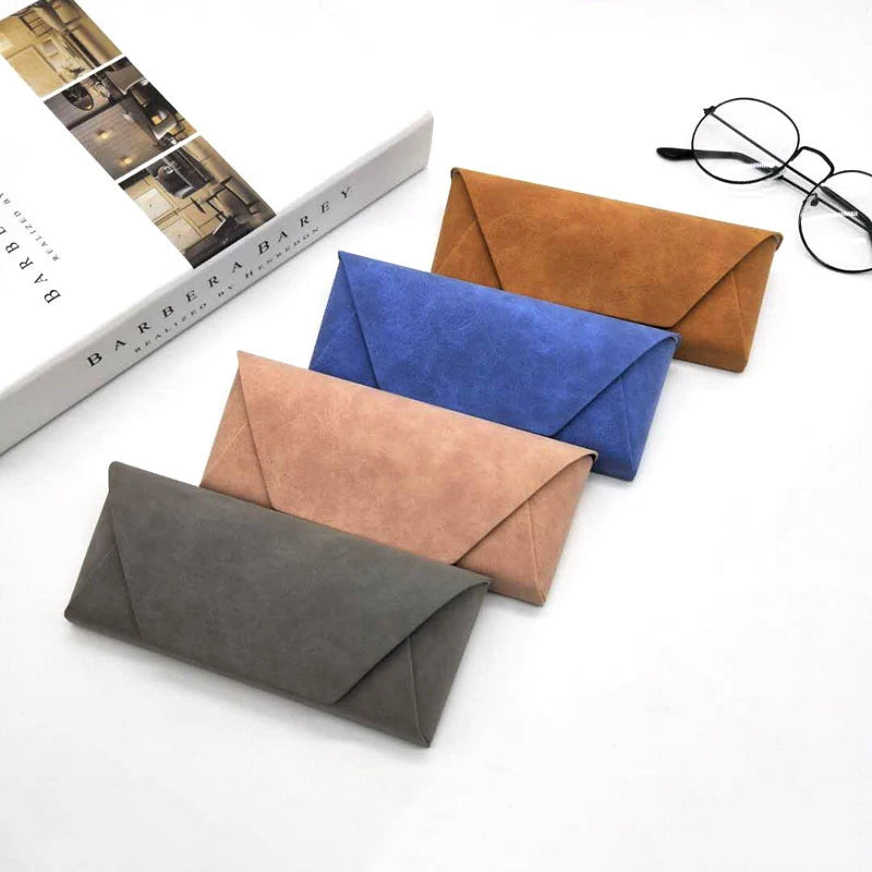 Tragbare PU Leder Brillentasche – Weiches Sonnenbrillen Etui Organizer für Damen und Herren Kaufschwan®