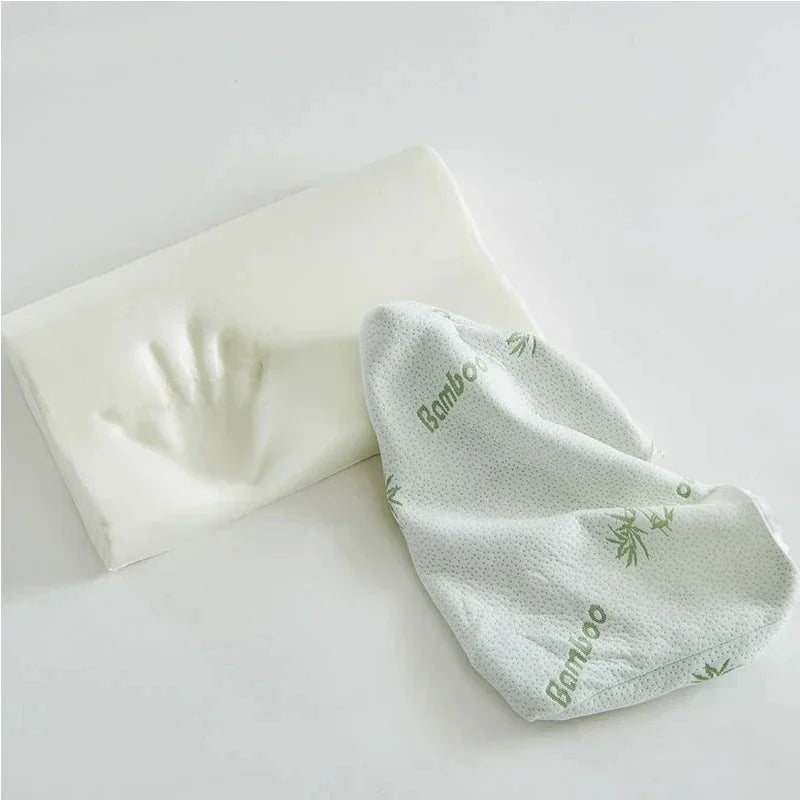 Bambusfaser Memory Foam Kissen 50×30cm – Orthopädisches Nackenkissen zur Schmerzlinderung & Für Gesunden Schlaf Kaufschwan®