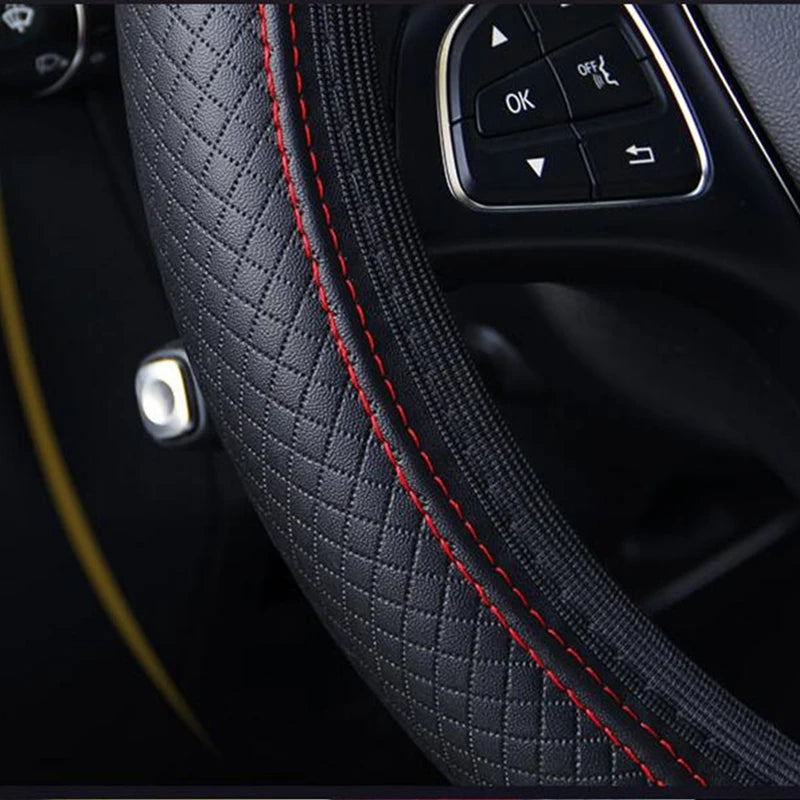 Universeller Rutschhemmender Lenkradbezug – Geprägter Leder-Lenkradschutz fürs Auto Kaufschwan®