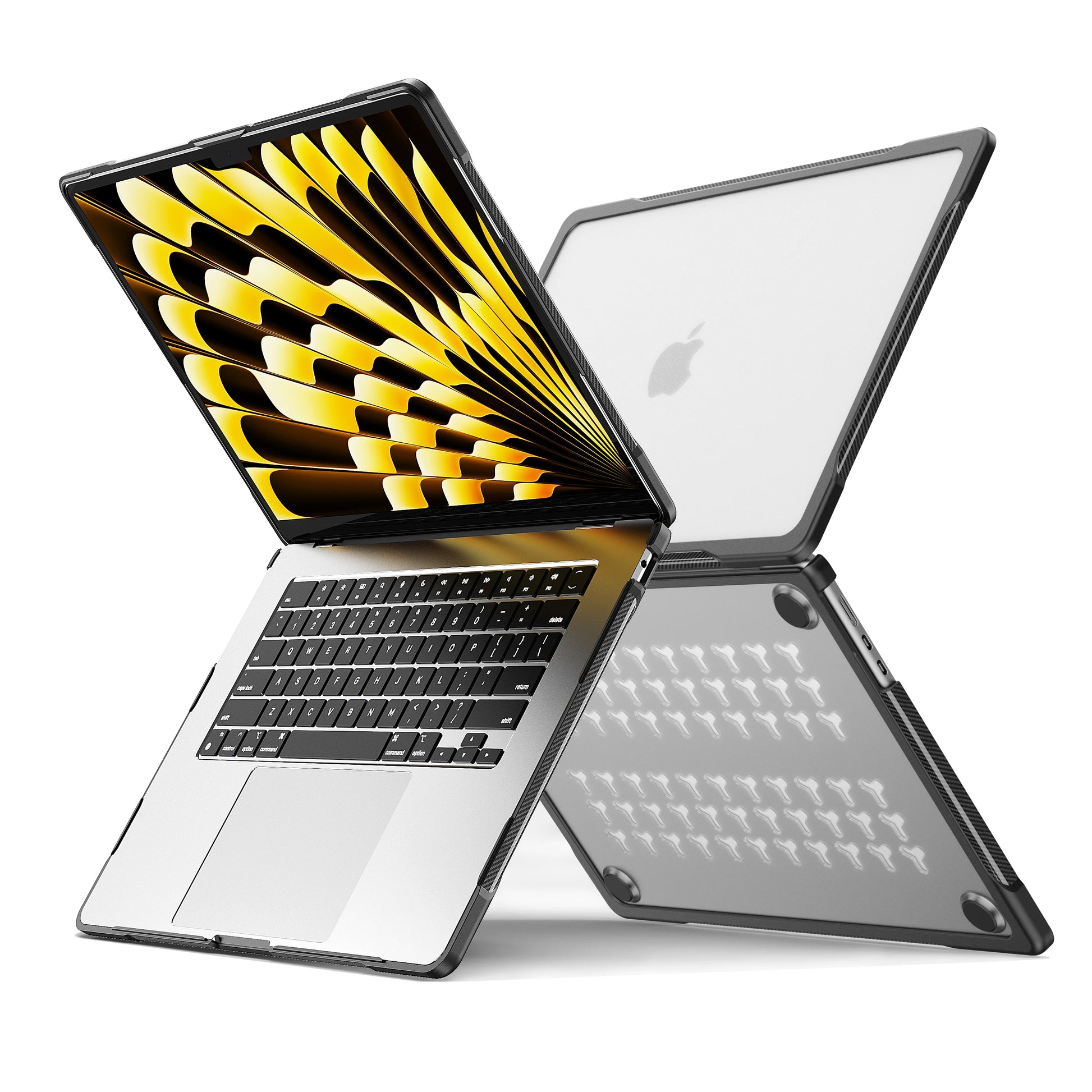 Laptop Hülle für MacBook Air 13.6/15 (M1 M2 M3 M4 2025) & Pro 14/16 – Stoßfeste Anti-Fall Schutzhülle Kaufschwan®