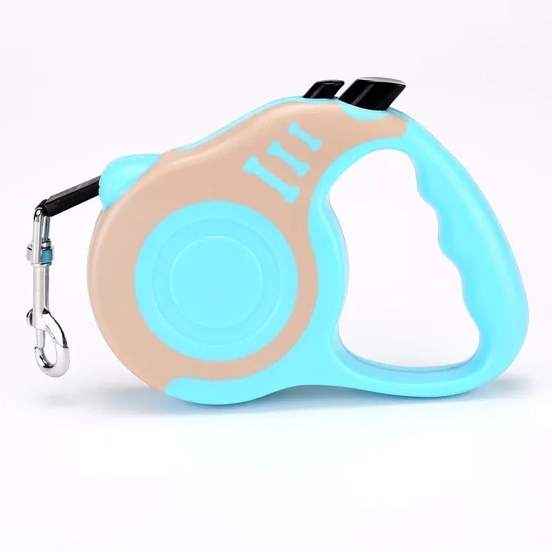 3M 5M Ausziehbare Hundeleine Automatische Flexible Nylon Rollleine für Kleine Mittelgroße Hunde