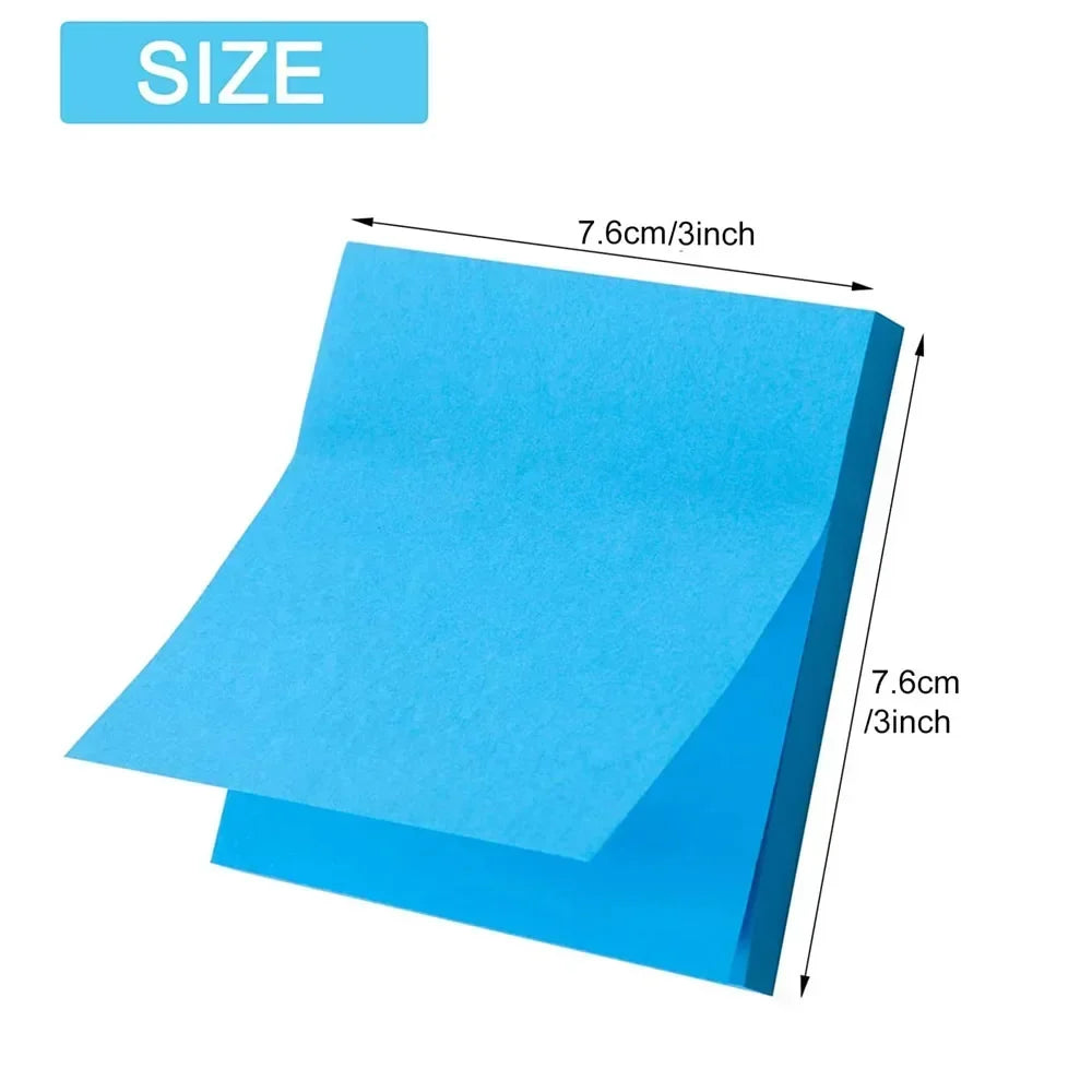 400 Seiten Sticky Notes – 8-Farbige Haftnotizen | Planer Sticker & Notizblöcke für Schule und Bürobedarf Kaufschwan®