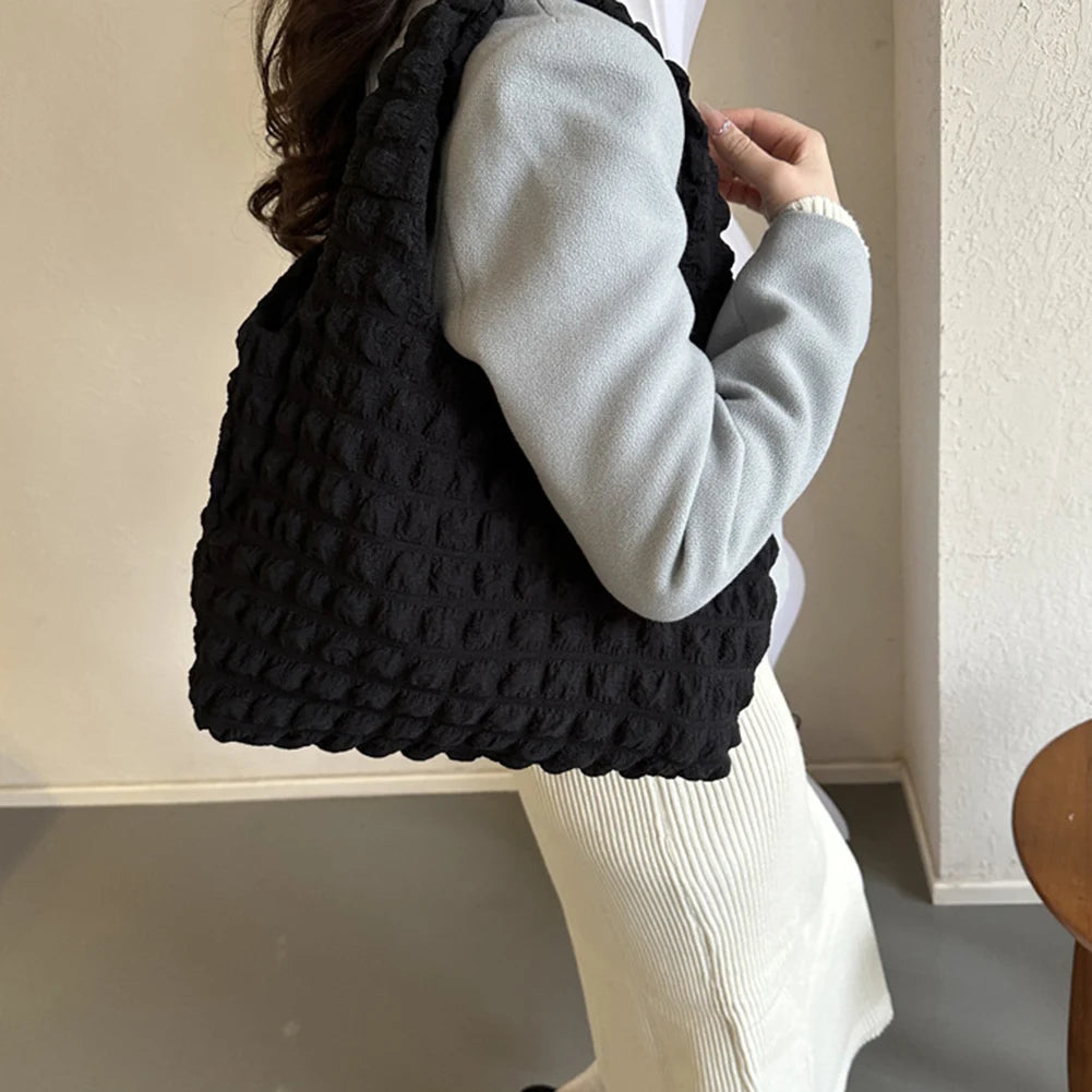 Elegante Falten Cloud Handtasche – Damen Schultertasche in Bonbonfarben | Große Kapazität Tote Bag für Alltag & Shopping Kaufschwan®