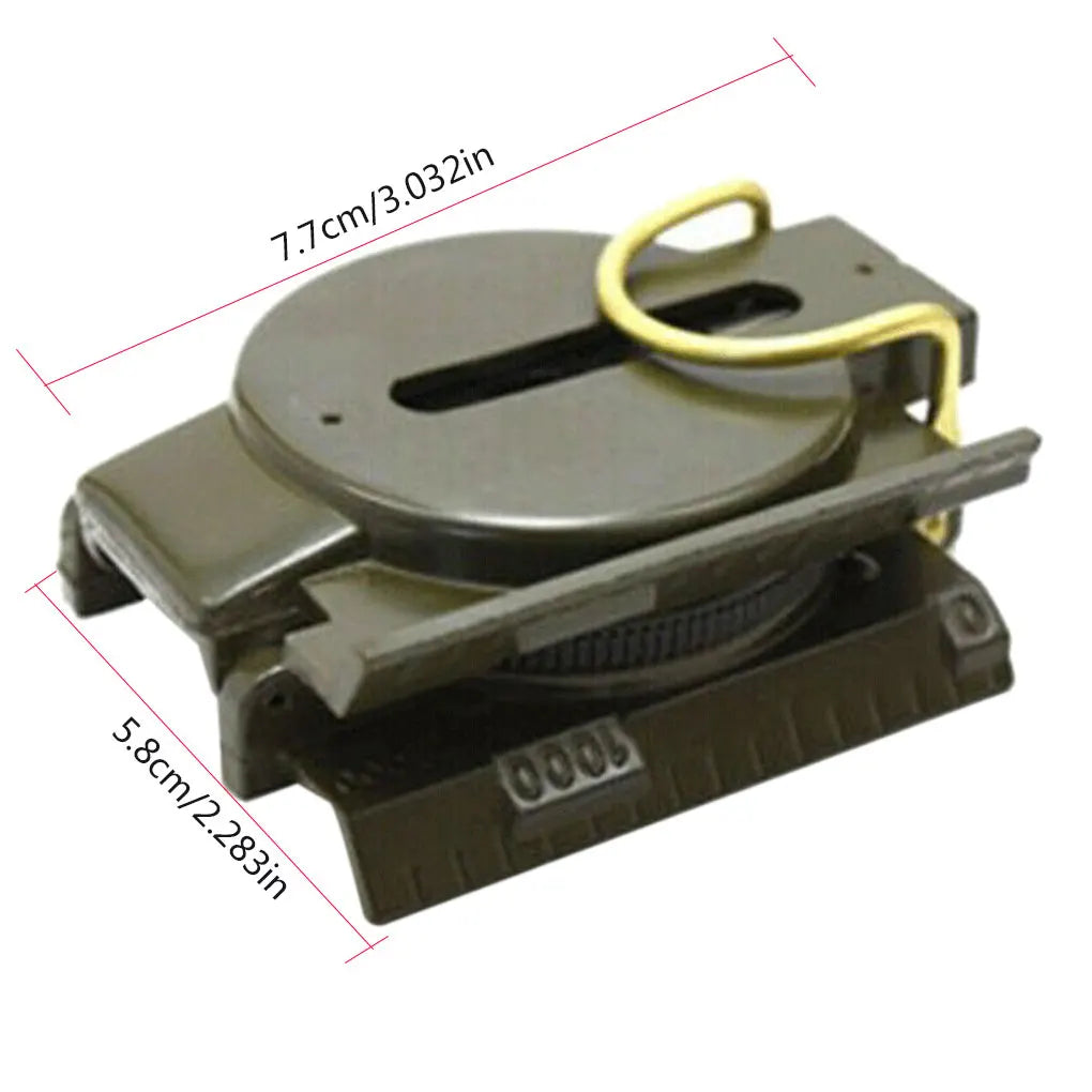 Hochpräziser Wasserdichter Kompass – Professionelles Metall-Navigationswerkzeug für Outdoor, Wandern & Bergsteigen Kaufschwan®