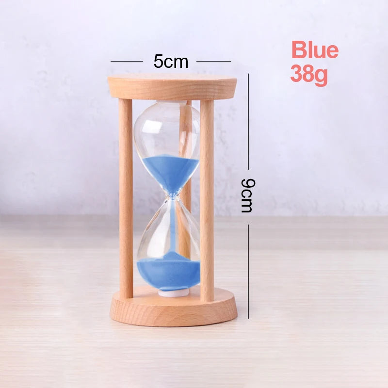 Holz Sanduhr Timer – Kreative Schreibtisch Dekoration & Moderne Wohn Sanduhr Geschenkidee