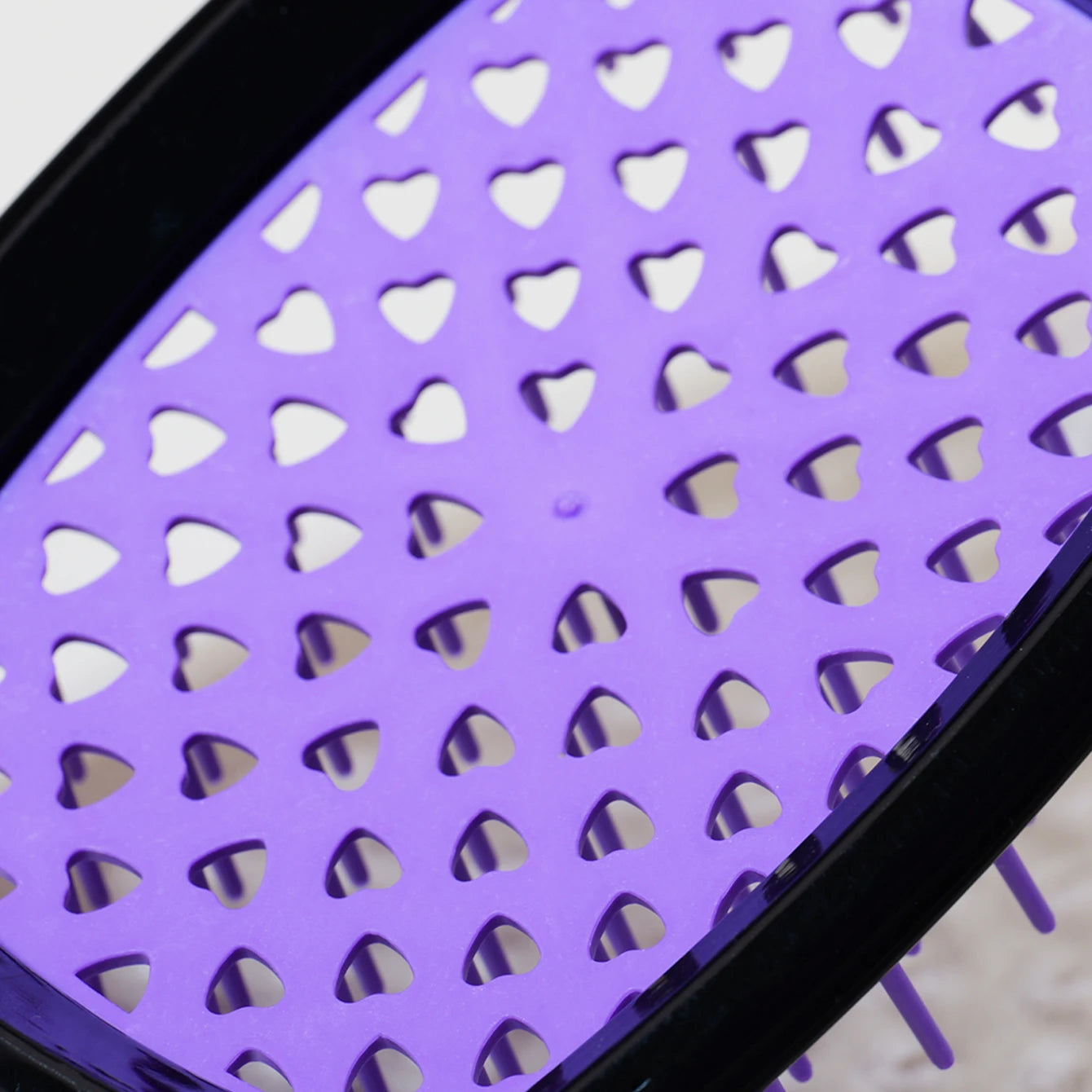 Herzförmige Multi-Color Haarbürste – 1/3 Stück | Antistatische Bürste für Nasses & Trockenes Haar, Perückenfreundlich