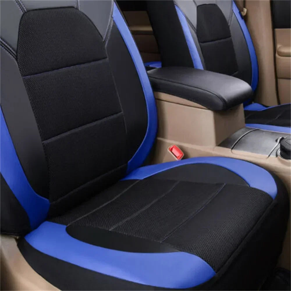 Universelles PU-Leder Autositzbezug-Set – Vollschutz für vorne & hinten, passend für 5-Sitzer Autos & LKWs Kaufschwan®