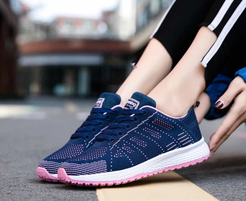 Damen Vulcanized Sneaker – Modische Flache Schuhe mit Plateau-Optik | Bequeme Alltagsschuhe in Übergrößen Kaufschwan®