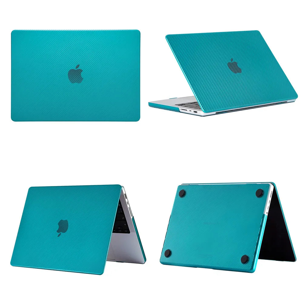 Laptop Hülle für MacBook Pro 14 & 16 – Schlanke Stoßfeste Hartschalen Schutzhülle Kaufschwan® Türkis A2485 A2780
