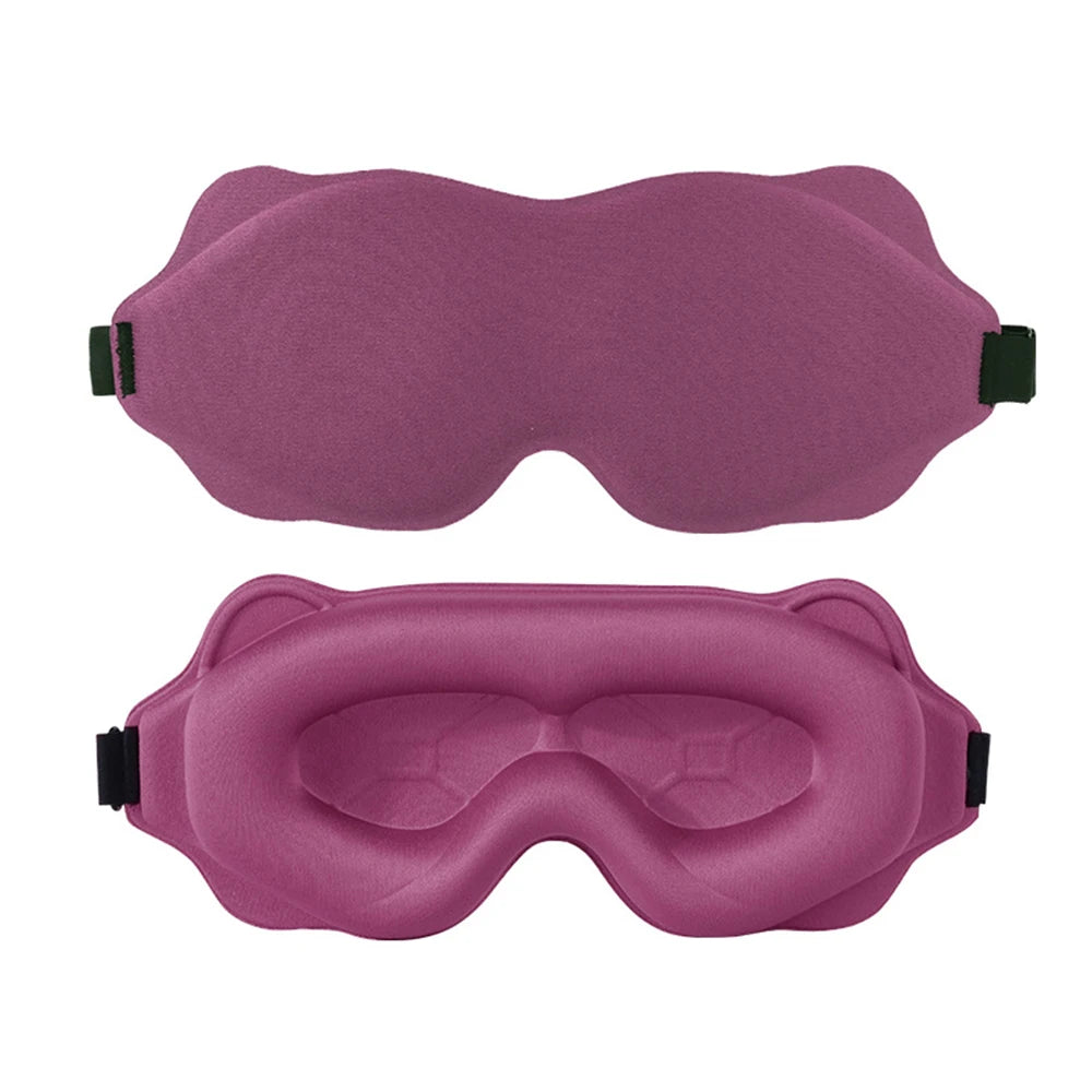 Schlafmaske Augenklappe | Leichte Reise-Augenmaske | Tragbare 3D Schlafmaske für Nacht & Entspannung Kaufschwan® 1 Stück Duroc
