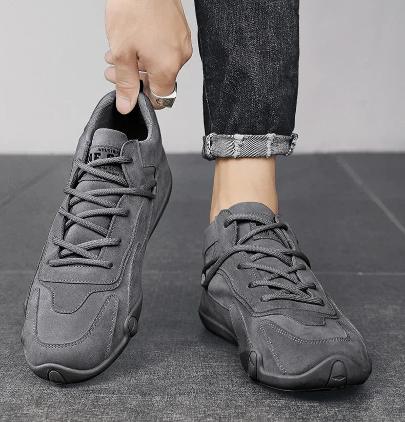 Herren Stiefeletten – Frühling Casual Sneaker & Schnür-Loafer | Rutschfeste Khaki Kurzstiefel für Arbeit & Freizeit Kaufschwan®