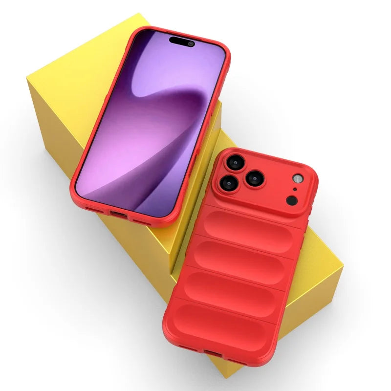 Weiche Stoßfeste Armor-Schutzhülle für iPhone 18 Pro & iPhone 18 Pro Max – Rückhülle mit Rand- & Kameraschutz