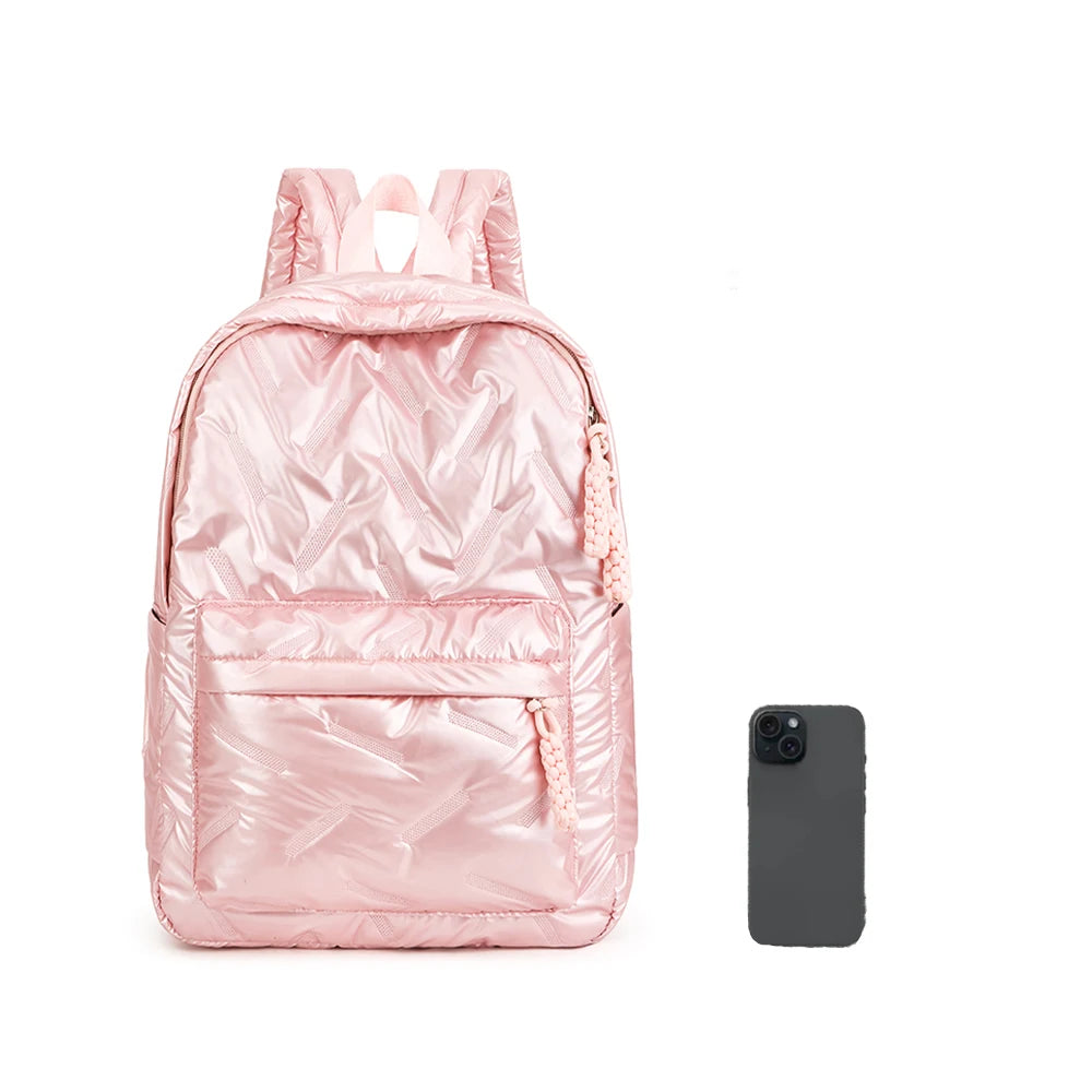 Knitter-Optik Rucksack für Damen | Großraum Studenten- & Reisetasche | Freizeit Laptop-Rucksack für Schule & Pendeln Kaufschwan®
