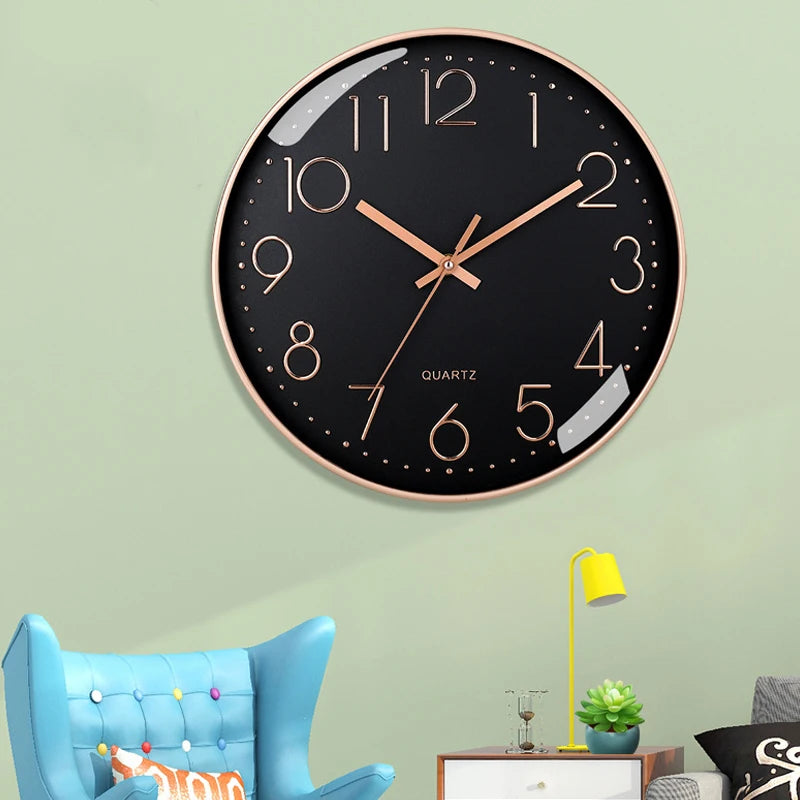 8 Zoll Leise Wanduhr – Geräuschlose Deko Uhr Kaufschwan®