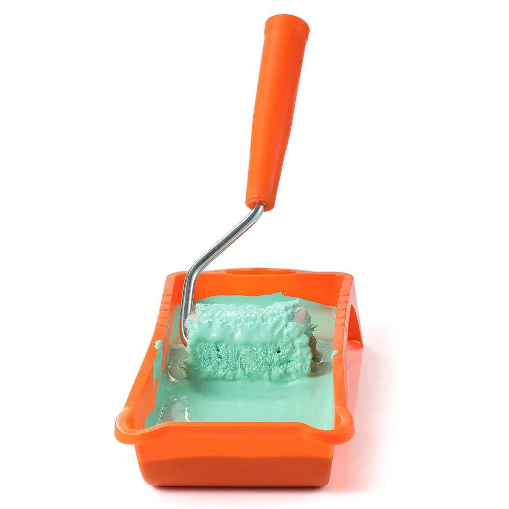 Kleines Farbroller Set – Hochdichter Schaumstoff Roller mit Farbwanne und Einsatz Kaufschwan®