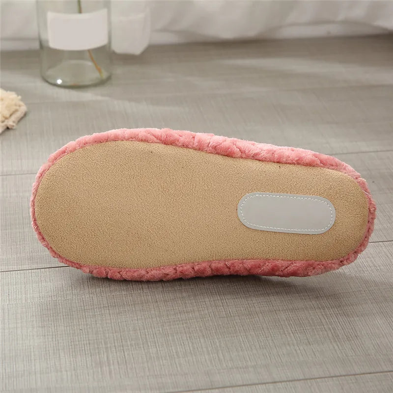 Damen Winter-Hausschuhe mit Fell | Cartoon-Katzen-Design | Warme Memory-Foam Indoor-Schuhe für Damen, Herren & Paare