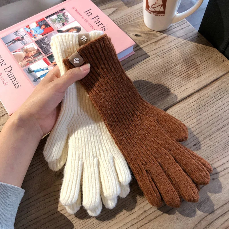 Damen Fashion Touchscreen Strickhandschuhe – Warme Flauschige Winterhandschuhe | Alltag, Arbeit & Outdoor Kaufschwan®