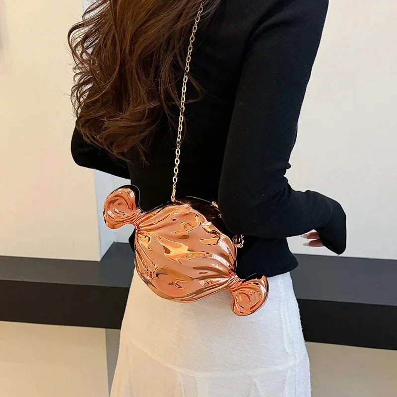 Acryl Abend Clutch – Luxuriöse Glänzende Damen Handtasche | Crossbody & Schultertasche für Party, Ball & Hochzeit Kaufschwan®