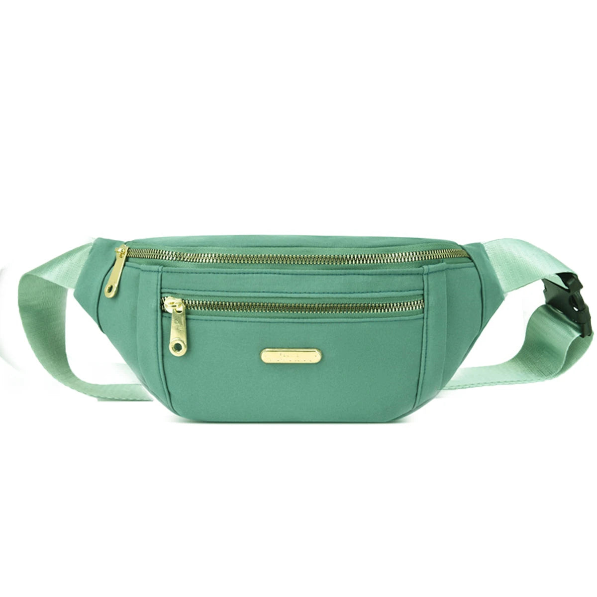 Damen Gürteltasche – Modische Fanny Pack mit Reißverschluss | Brusttasche, Schultertasche & Reise Bauchtasche Kaufschwan® Grün