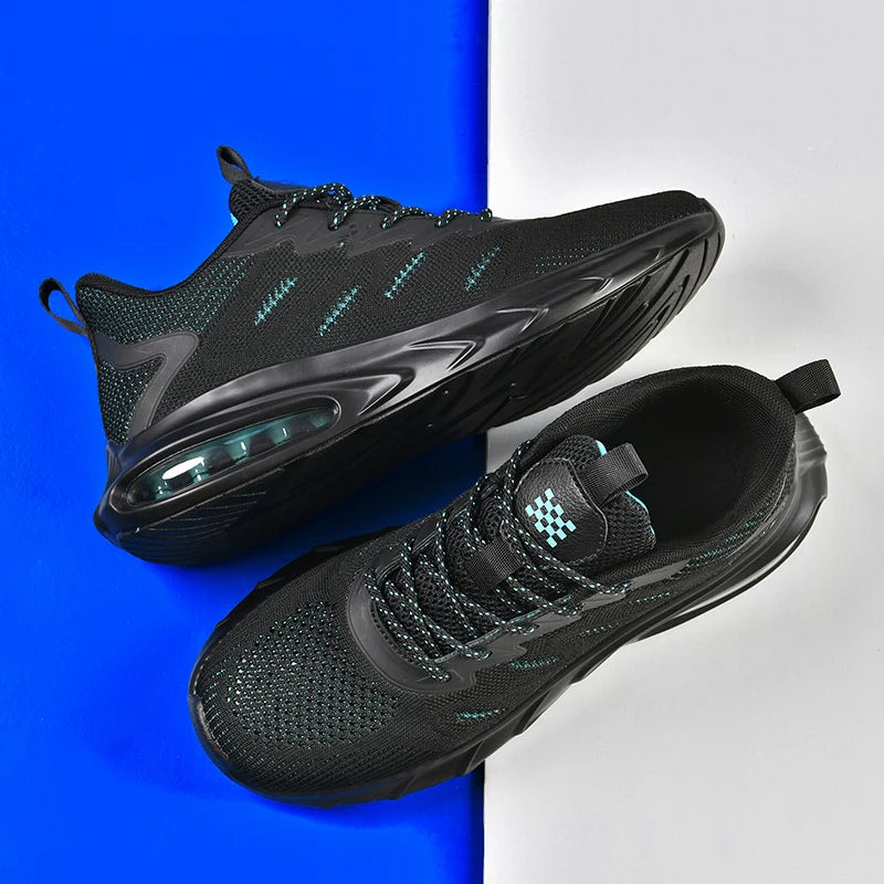 Herren Laufschuhe – Modische Trainingssneaker mit Dämpfung | Atmungsaktive Mesh Sportschuhe für Laufen, Gehen & Rennen Kaufschwan®