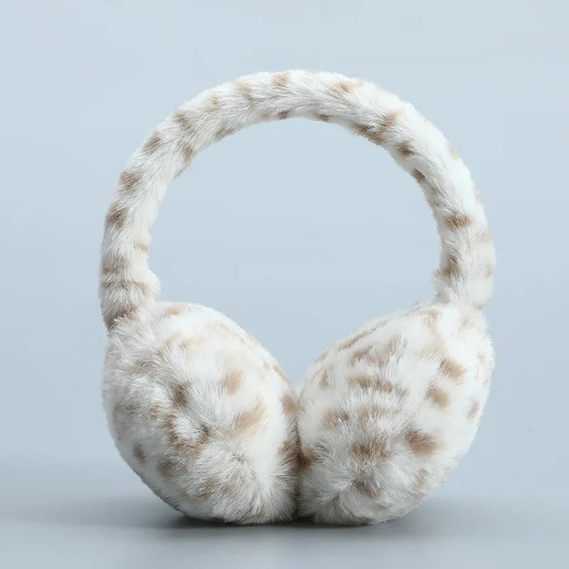 Modische Winter Ohrwärmer – Damen & Mädchen Flauschige Kunstfell Earmuffs | Süße Faltbare Ohrenschützer für Outdoor, Radfahren & Ski Kaufschwan® Weiß