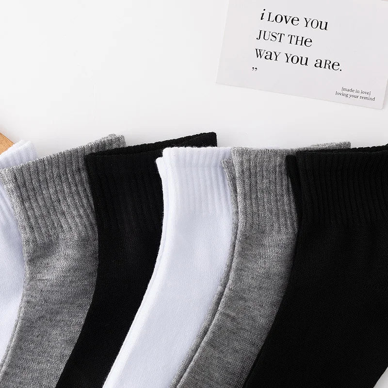 10 Paare Herren Atmungsaktive Komfort-Bürosocken | Freizeit- & Businesssocken für Sneaker & Arbeit | Ganzjahres Kaufschwan®
