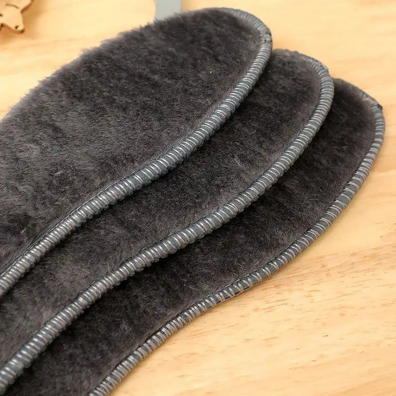 Warme Einlegesohlen – Dicke Kunstfell Plüschsohlen | Unisex Winter Thermo Einlagen Kaufschwan®