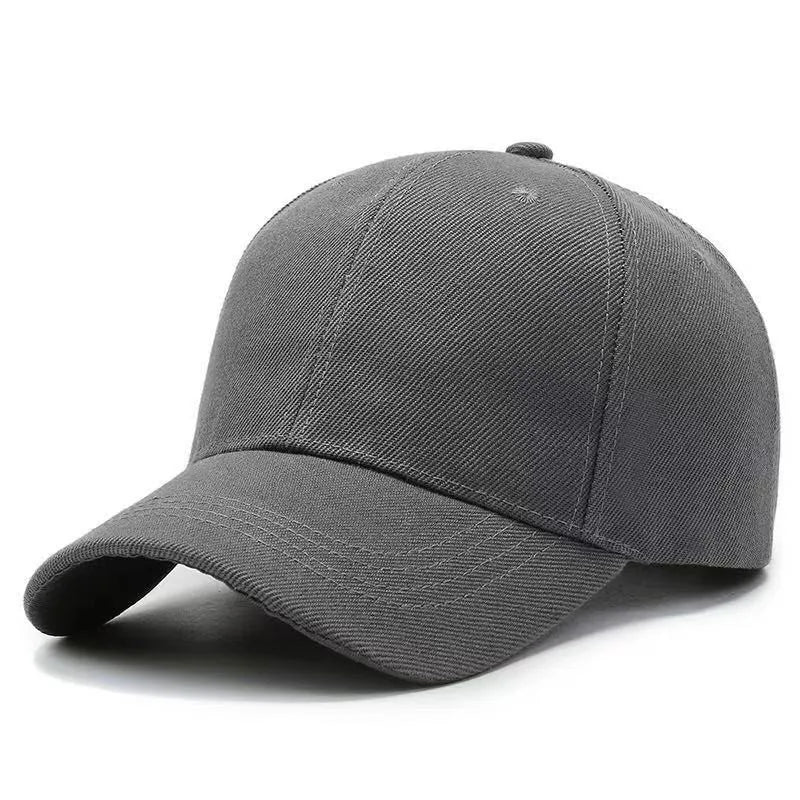 Blank Unisex Verstellbarer Dad Hat | Einfarbige Twill Baseballkappe | Günstiger Sonnenhut für Herren & Damen | Sommer, Herbst, Frühling Kaufschwan® dunkelgrau Adul(56-58cm)