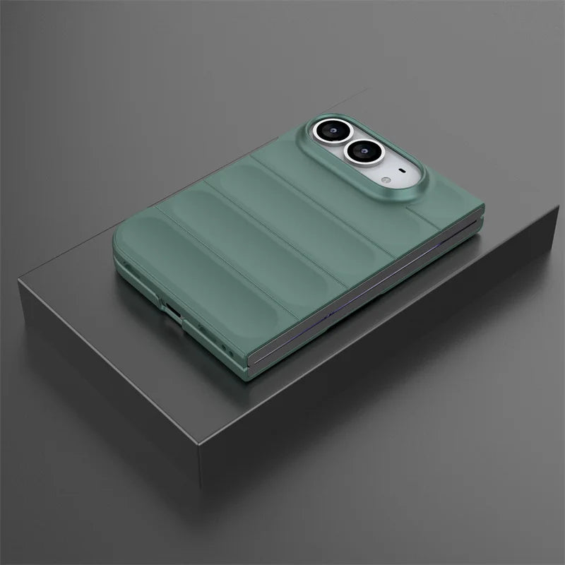 iPhone Duo Schutzhülle – Rutschfeste Matte PC-Hülle mit Stoß- und Kratzschutz Kaufschwan® Schwarz-Grün iPhone Duo