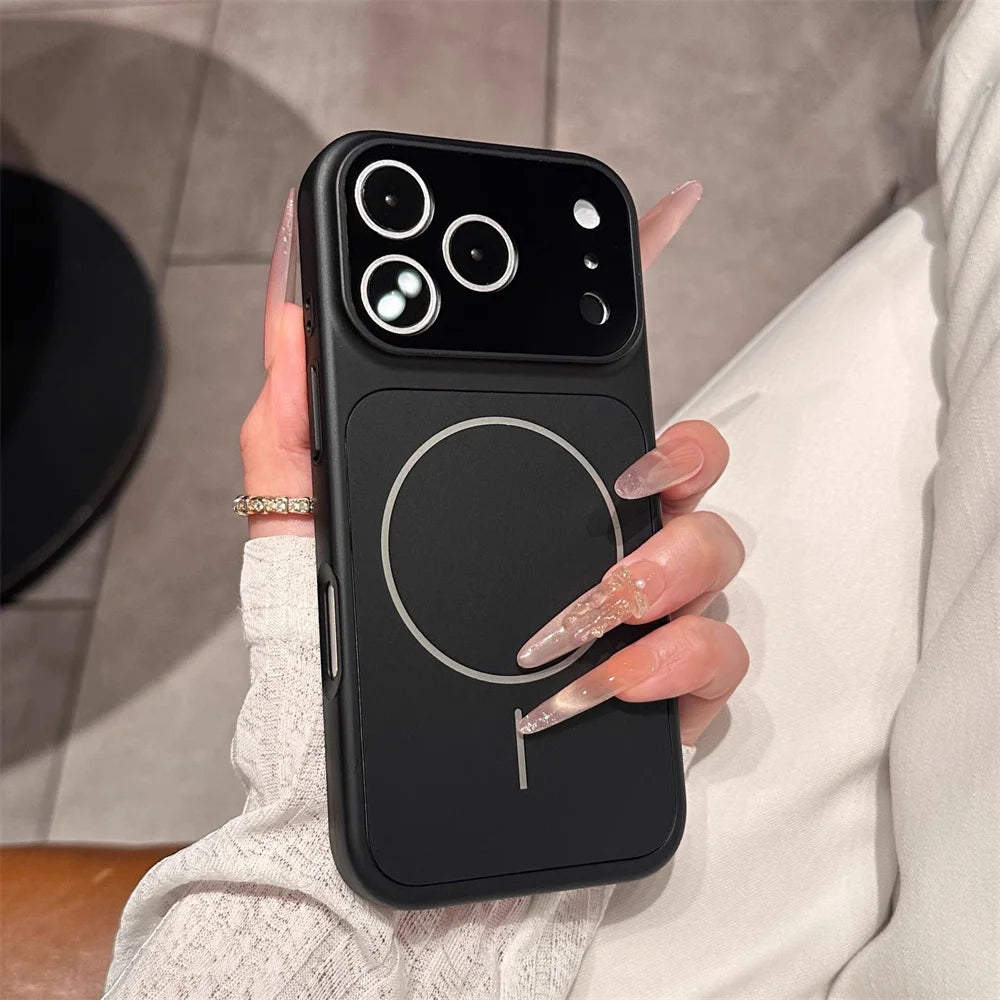 Elegante Matte Weinrote MagSafe-Hülle für iPhone 18 Pro & iPhone 18 Pro Max – Magnetische Stoßfeste Schutzhülle mit Kameraschutz Kaufschwan®
