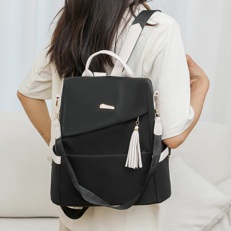 Damen Rucksack Mode | Wasserdicht Weiches Leder Schul- & Reiserucksack Kaufschwan®