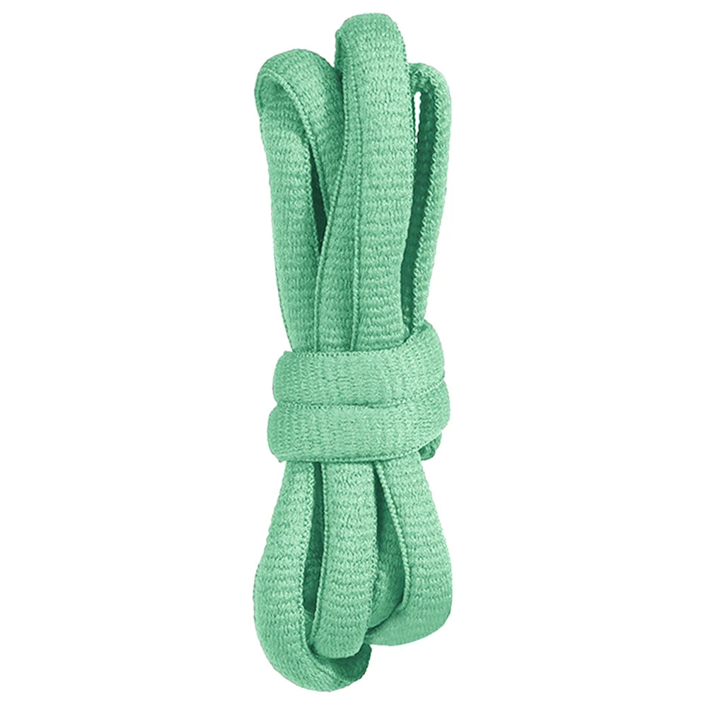9mm Dicke Ovale Schnürsenkel – Premium Ersatzschnürsenkel für Dunks & Sneaker | 140cm Lange Robuste Sportschuh Laces Kaufschwan® Kaltes Grün