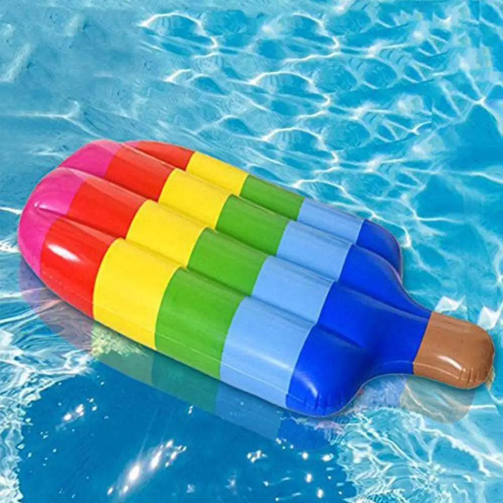 180cm Eiscreme-Aufblasbare Pool-Liege – Riesiges Schwimmendes Wasserbett Kaufschwan®