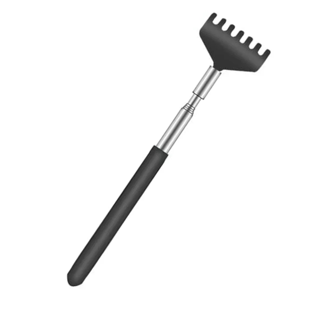 Ausziehbarer Tragbarer Teleskopischer Metall-Rückenkratzer | Handmassager mit Griffen | Perfektes Geschenk zu Thanksgiving, Geburtstag & Weihnachten Kaufschwan® 1 Stück schwarz