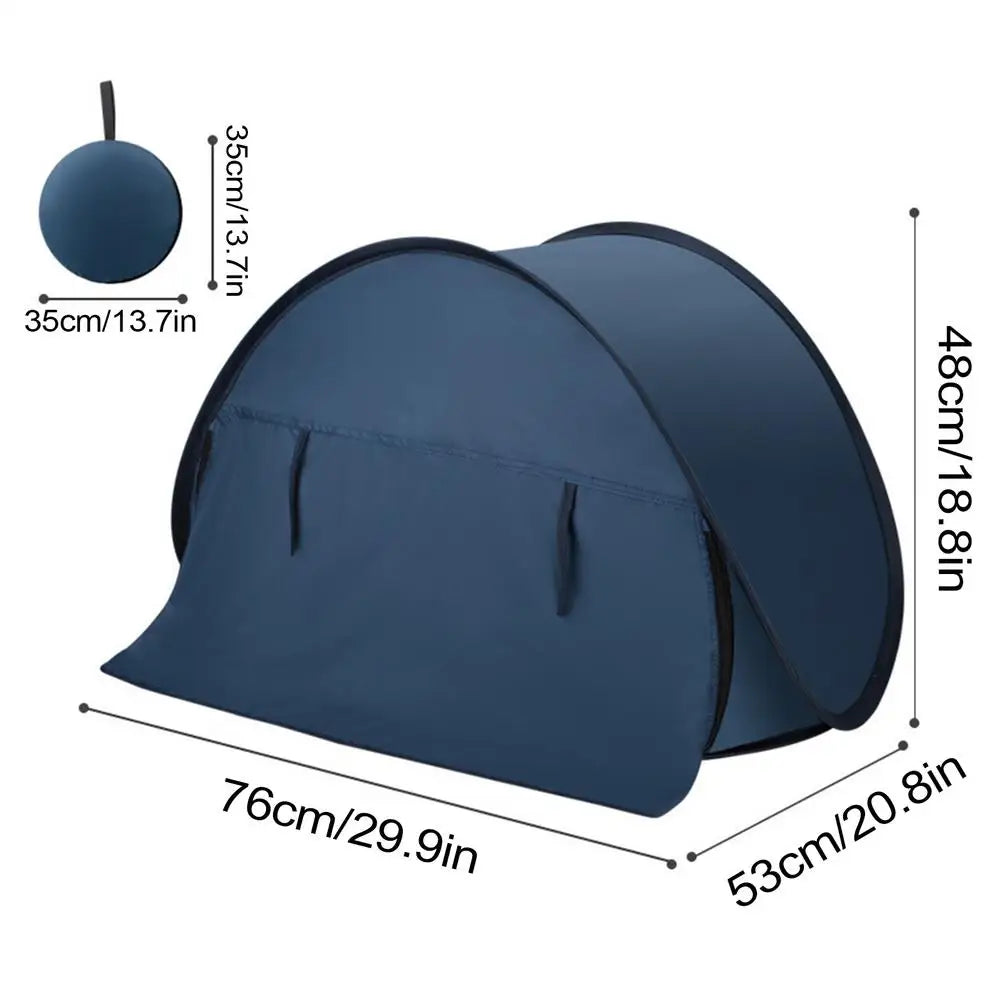 Kopf Sonnenschutz Zelt – Sofort Pop-Up Sonnendach für Gesicht & Kopf | Tragbares Strand- & Outdoor Schutzdach Kaufschwan® Mit Abdeckung