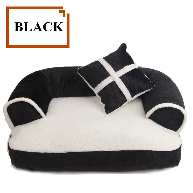 Klassisches England Haustierbett – Weiches Warmes Hunde- & Katzen Sofa Nest Kaufschwan®